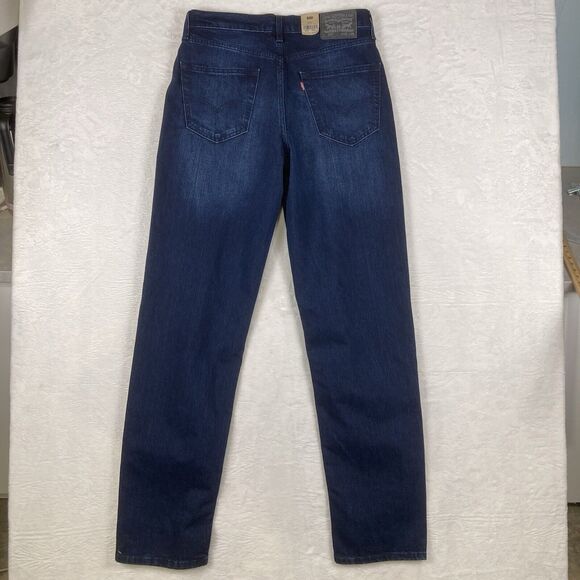 Levis 550 Relaxed Stretch Jeans Mens 33x36 Baggy Whiskered Faded Western Skater - Picture 7 of 14